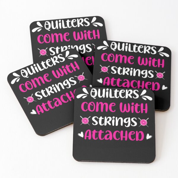 Item preview, Quilters Come With Strings Attached - Funny Quilters designed and sold by Jamjomy Store.