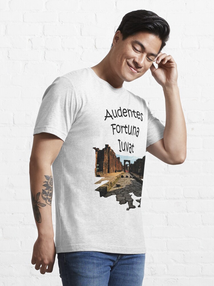 Alternate view of Pompeii - Fortune Favors The Bold Essential T-Shirt