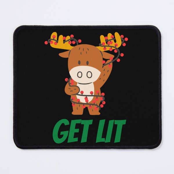 Item preview, GET LIT Funny and Dirty Christmas Shirt and Accessories with Green Texts Essential . designed and sold by batterfwchas.