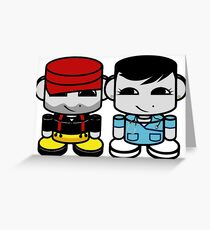 Daddy & Mommy Yo O'BABYBOT Toy Robot 1.0 Greeting Card