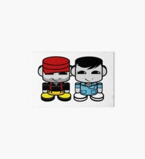 Daddy & Mommy Yo O'BABYBOT Toy Robot 1.0 Art Board Print