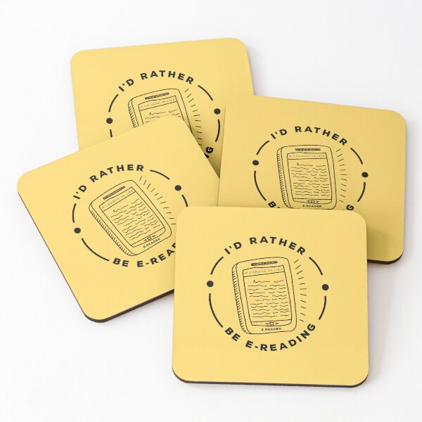 Item preview, I'D RATHER BE E-READING: FOR E-BOOK AND KINDLE ADDICTS designed and sold by The Bookworm Store.