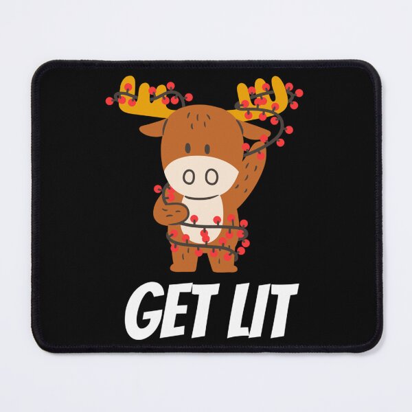 Item preview, GET LIT Funny and Dirty Christmas Shirt and Accessories with White Texts Essential . designed and sold by batterfwchas.