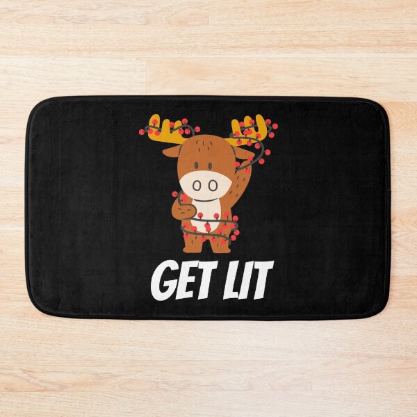 Item preview, GET LIT Funny and Dirty Christmas Shirt and Accessories with White Texts Essential . designed and sold by batterfwchas.