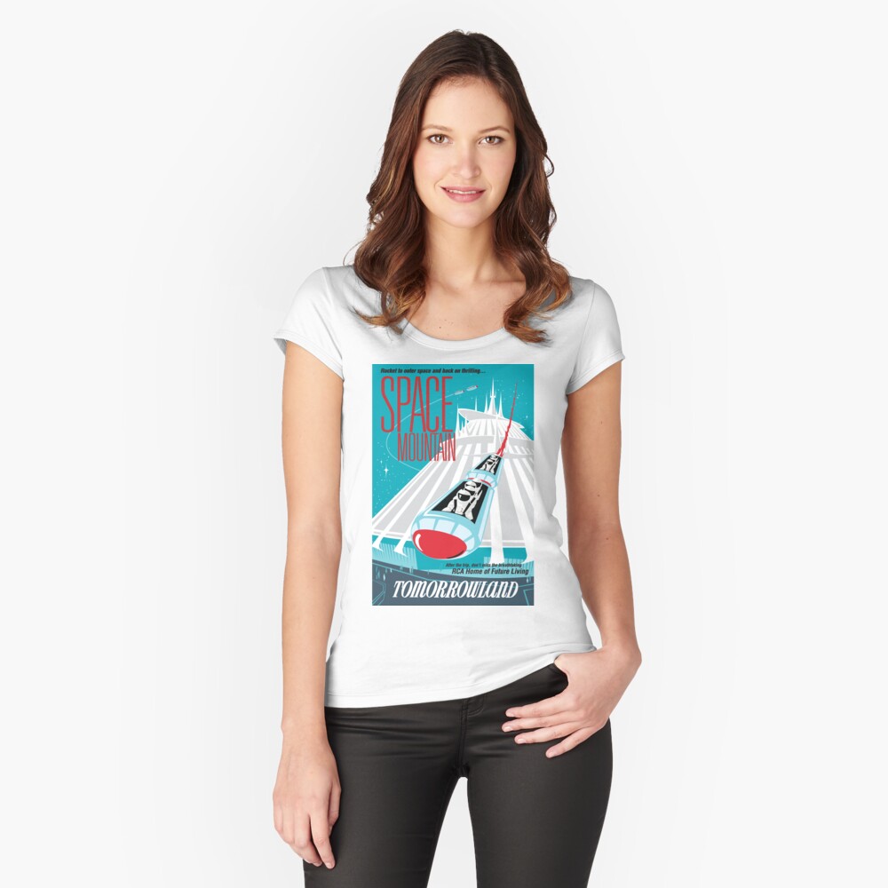 Item preview, Fitted Scoop T-Shirt designed and sold by Noman786.