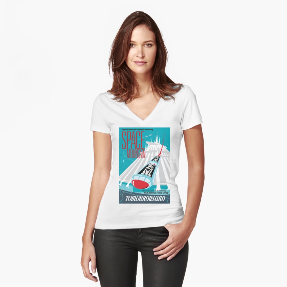 Item preview, Fitted V-Neck T-Shirt designed and sold by Noman786.