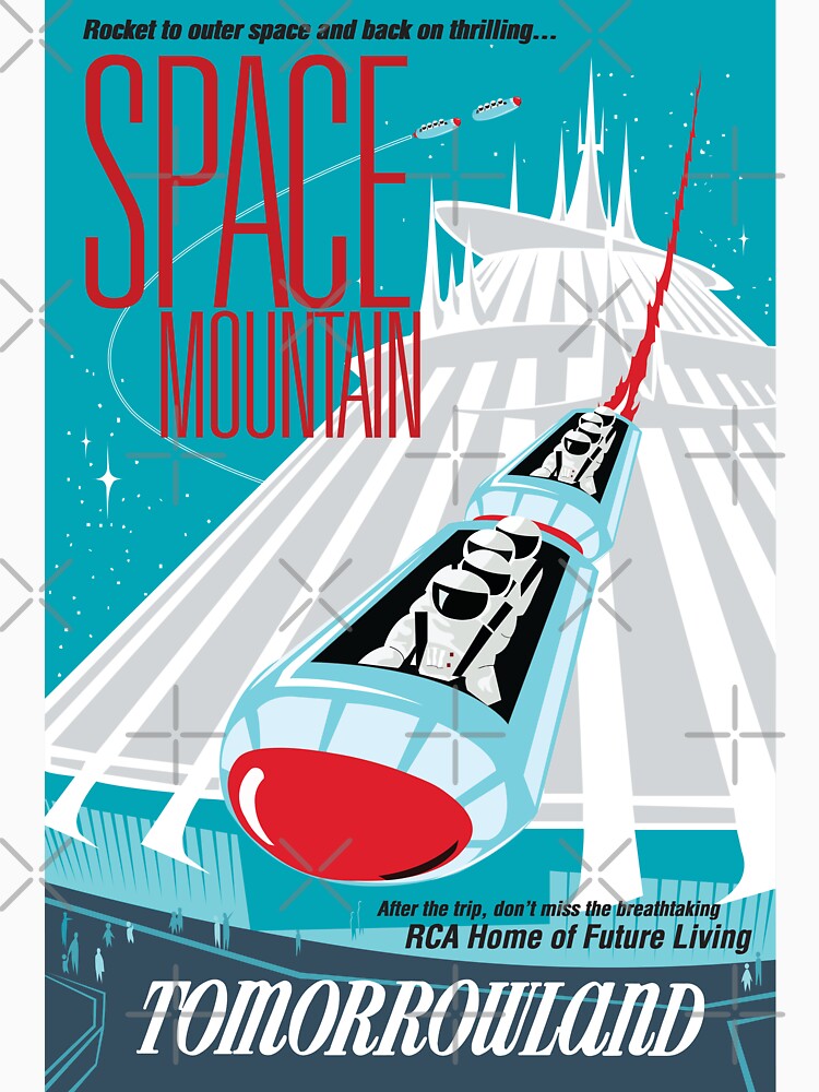 Thumbnail 7 of 7, Classic T-Shirt, Space Mountain designed and sold by Noman786.