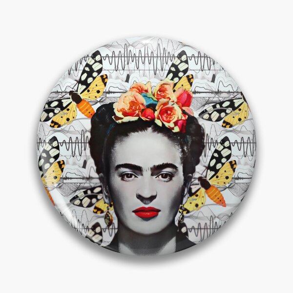 Item preview, Monarch Butterfly Pattern Frida Kahlo designed and sold by FridaBubble.