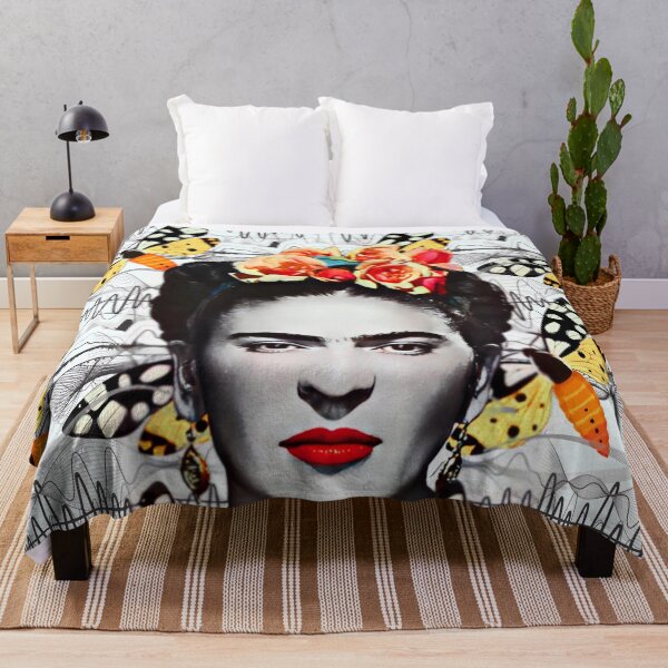 Item preview, Monarch Butterfly Pattern Frida Kahlo designed and sold by FridaBubble.