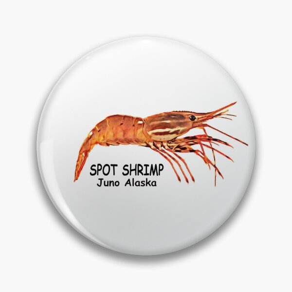 Item preview, SPOT SHRIMP SKAGWAY ALASKA designed and sold by cgullart.
