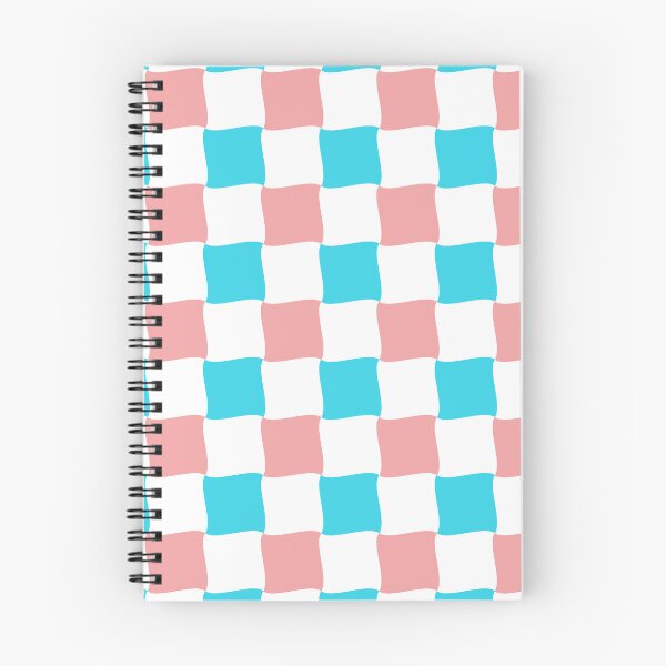 Item preview, Pink, Turquoise and White Wave Diagonal Checked Square Geometric Pattern designed and sold by Moyanana.