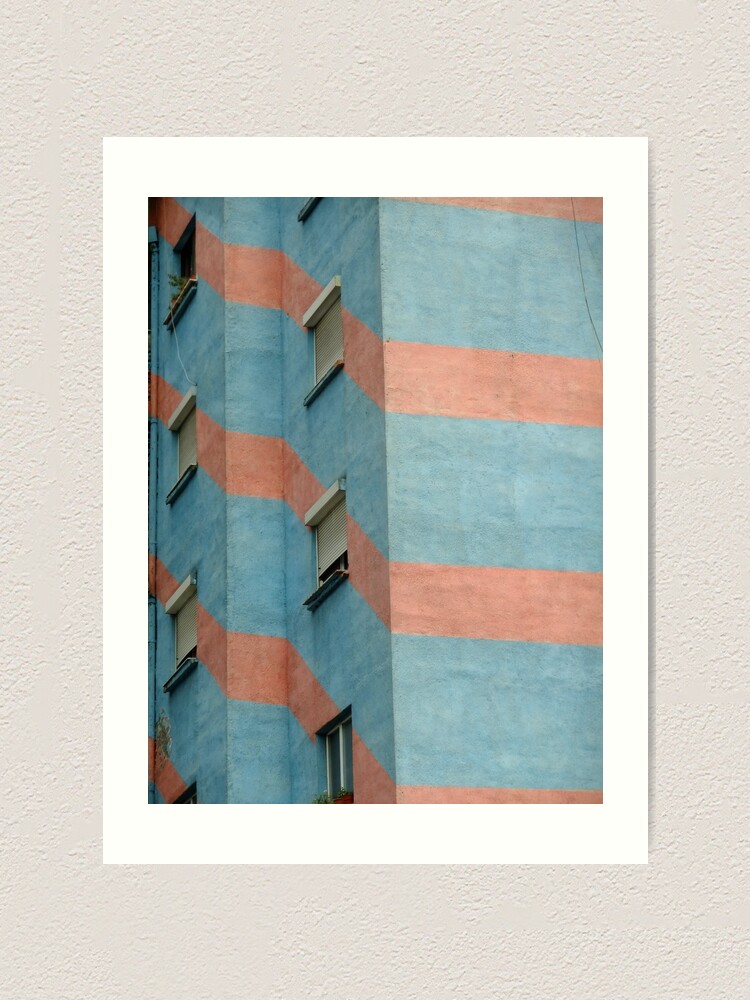 Alternate view of Urban Geometry - Tirana, Albania Art Print