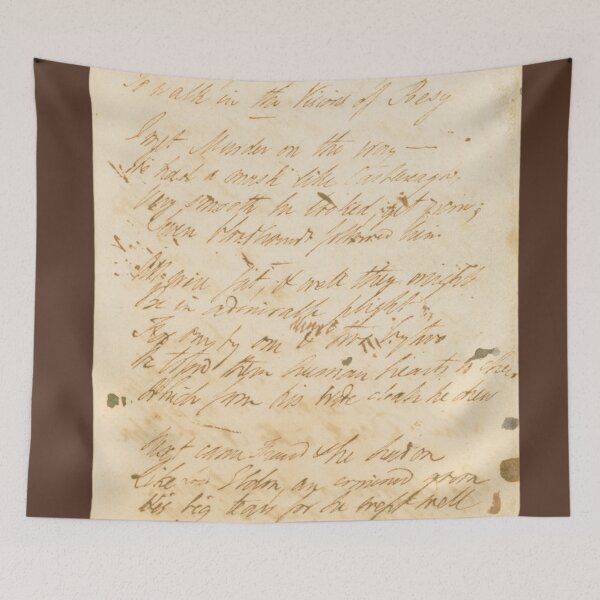 Item preview, Percy Bysshe Shelley - Handwritten Poem 1819 designed and sold by LeeHarperOswald.