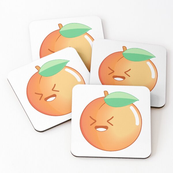 Item preview, Laughing Apricot , Cute Apricot designed and sold by KawaiSticker.
