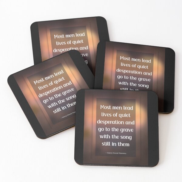 Item preview,  Most men lead lives of quiet desperation and go to the grave... designed and sold by Einstein12345.