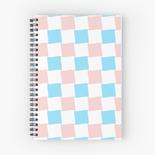 Item preview, Pink, Blue and White Wave Diagonal Checked Square Geometric Pattern designed and sold by Moyanana.