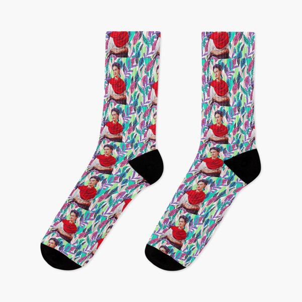Item preview, Colorful Floral Pattern Frida Kahlo designed and sold by FridaBubble.