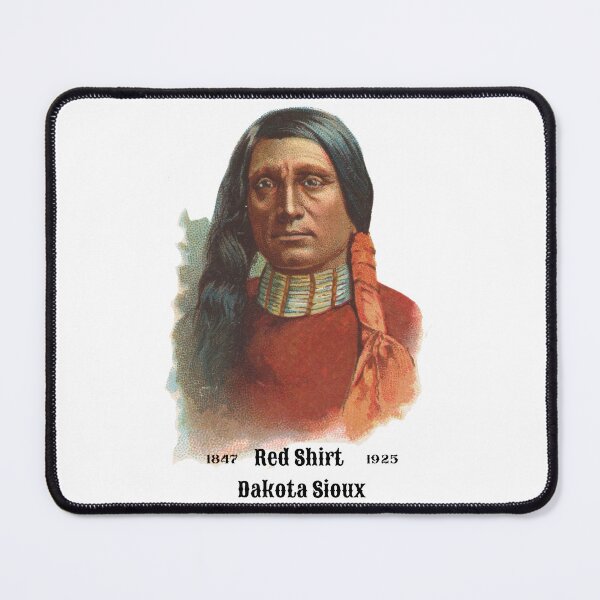 Item preview, Red Shirt - Dakota Sioux - Vintage Portrait Originally Allen & Ginter by heringa designed and sold by heringa.