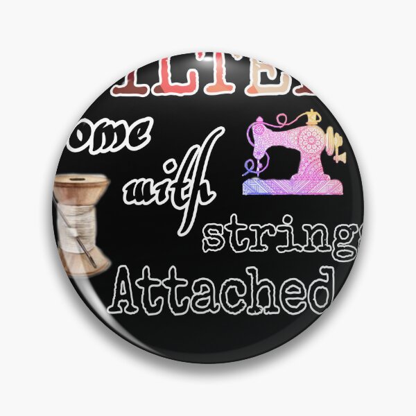 Item preview, QUILTERS come with strings attached  designed and sold by Drawartista.
