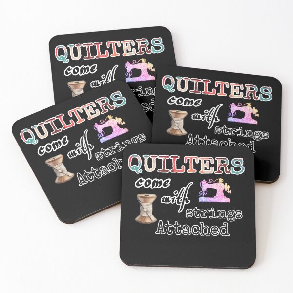 Item preview, QUILTERS come with strings attached  designed and sold by Drawartista.