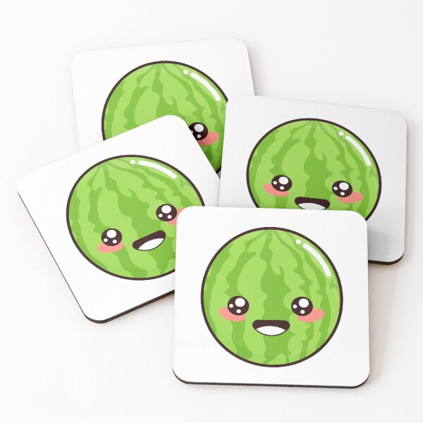 Item preview, Happy Watermelon , Cute Watermelon designed and sold by KawaiSticker.