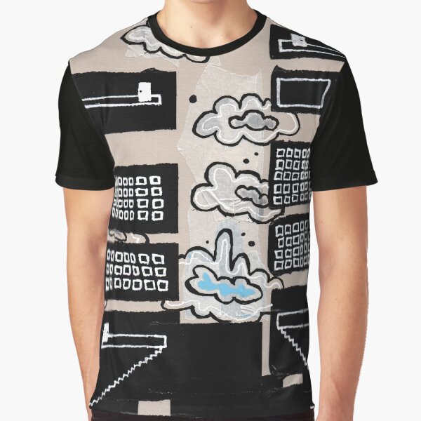 CLOUD 9 COOPERATIONS - Abstract Art (Mixed Media Art HD Scan) Graphic T-Shirt
