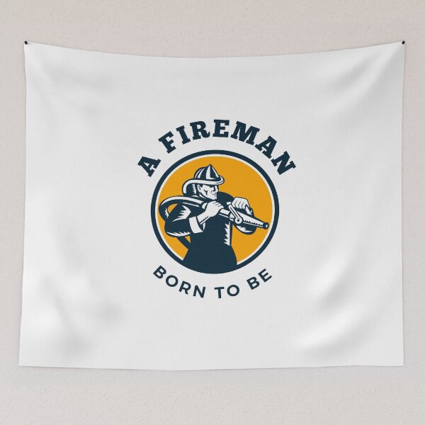 Item preview, Born to be a fireman  designed and sold by Cloudpainter.