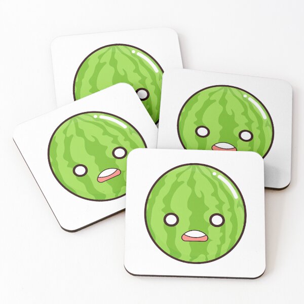 Item preview, Shocked Watermelon , Cute Watermelon designed and sold by KawaiSticker.