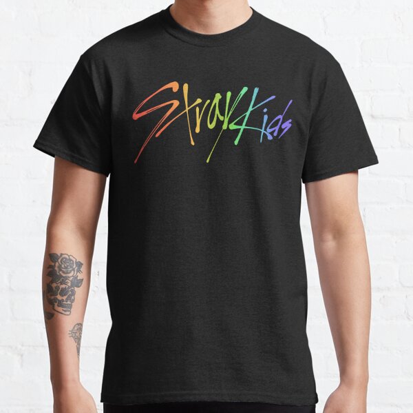 Stray Kids Rainbow Logo Classic T-Shirt