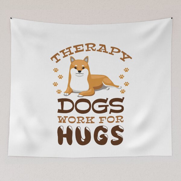 Item preview, Therapy Dogs Work for Hugs Dog Handler Trainer designed and sold by jaygo.