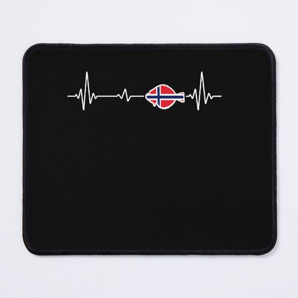 Item preview, Heartbeat Norway halibut fishing designed and sold by Shirt-Designs.
