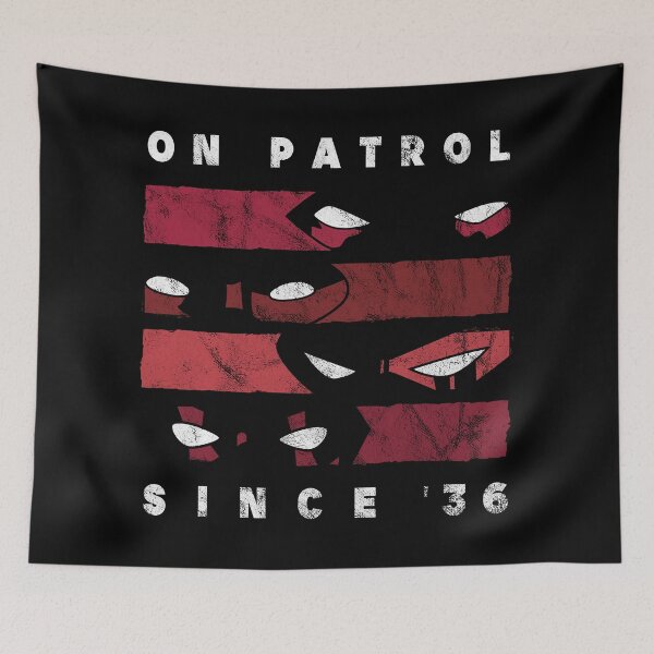 Item preview, On Patrol Since '36 (Red) designed and sold by Karissa Harbridge.