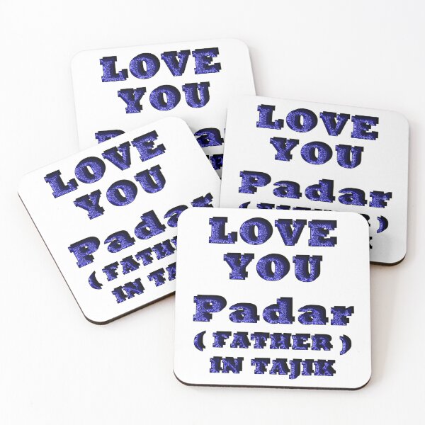 Item preview,  LOVE YOU PADAR, FATHER IN TAJIK 1 designed and sold by ILA-DODO.