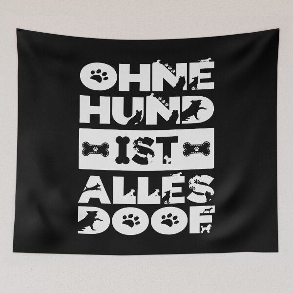 Artikelvorschau, Hund - Ohne Hund ist alles doof entworfen und verkauft von Shirt-Designs.