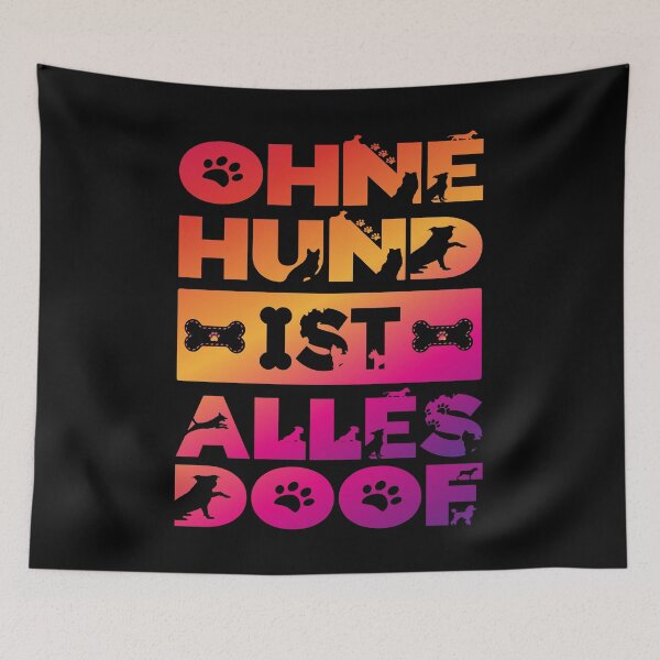 Artikelvorschau, Hund - Ohne Hund ist alles doof entworfen und verkauft von Shirt-Designs.