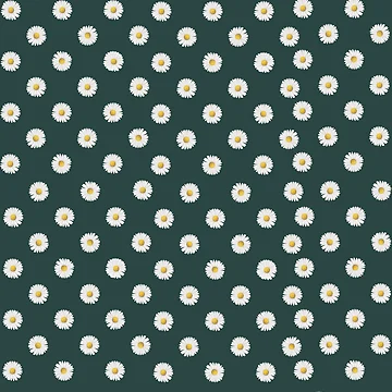 Artwork thumbnail, Daisy Flower Pattern Classic by DesignProStore