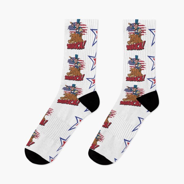 Item preview, Patriotic President Abraham Lincoln Murica! Wht designed and sold by MadMando.