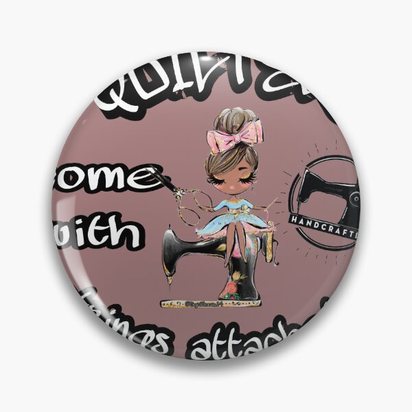 Item preview, QUILTERS come with strings attached women designed and sold by Drawartista.