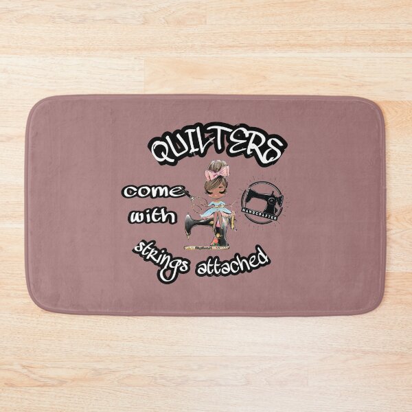 Item preview, QUILTERS come with strings attached women designed and sold by Drawartista.
