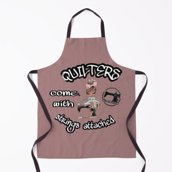 Item preview, QUILTERS come with strings attached women designed and sold by Drawartista.