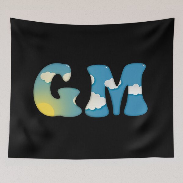 Item preview, GM (Good Morning) designed and sold by MJ Koldewyn.