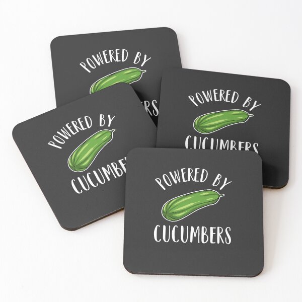 Item preview, Powered by Cucumbers Funny Pickles Plants Vegetarian designed and sold by dbreeze10.