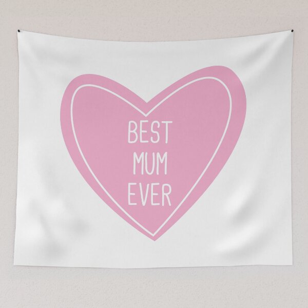 Item preview, Best Mum Ever Heart designed and sold by teesaurus.