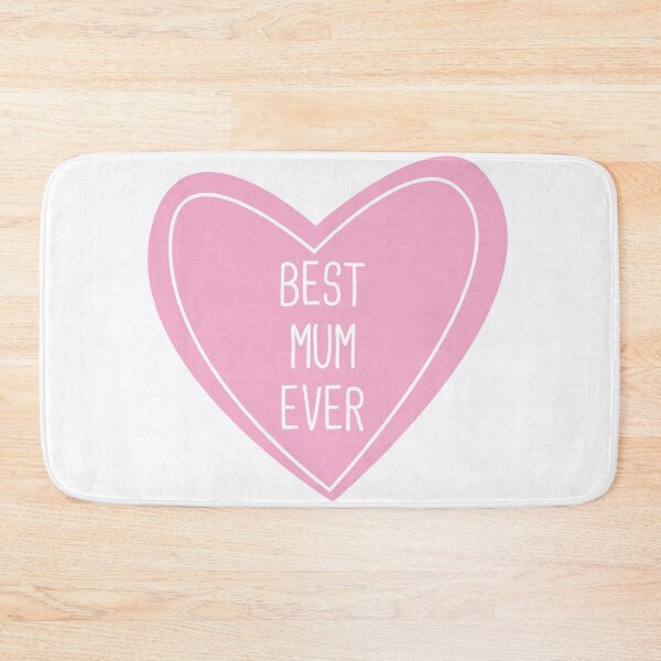 Item preview, Best Mum Ever Heart designed and sold by teesaurus.