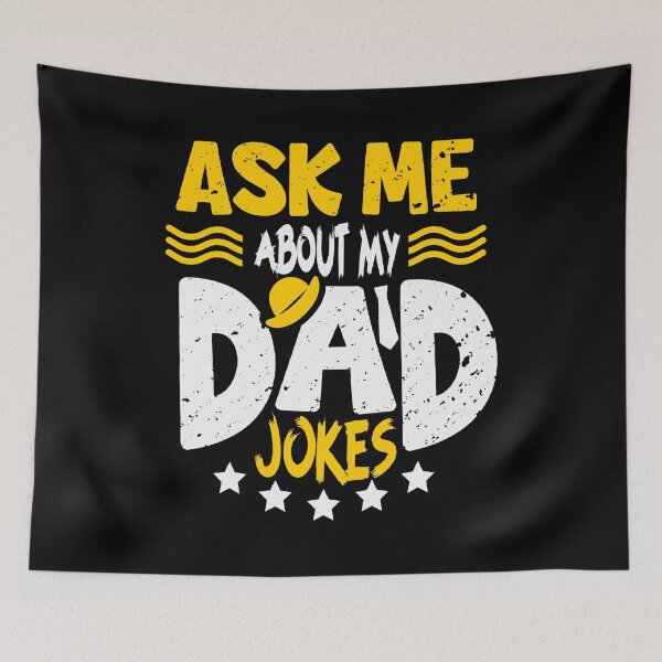 Item preview, Funny Fathers Day - Ask Me About My Dad Jokes designed and sold by Optix.