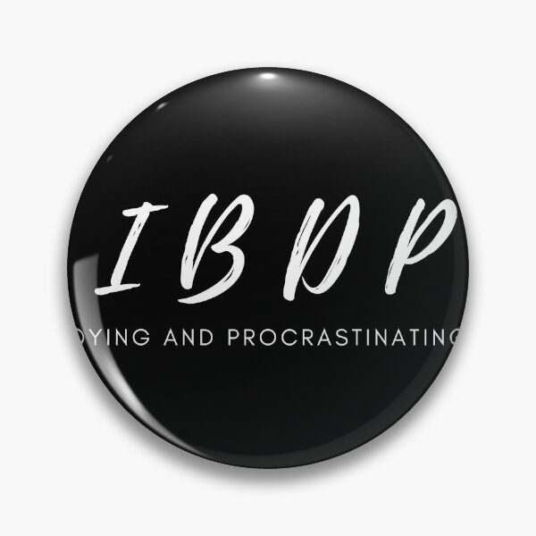 Item preview, IBDP International Baccalaureate Diploma Program Dying and Procrastinating black designed and sold by coffeetea2020.