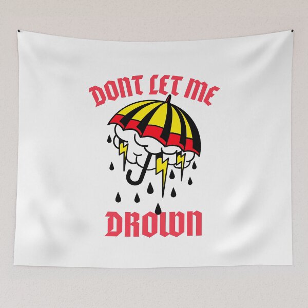 Item preview, Don't Let Me Drown - Heavy Metal Metalcore Design designed and sold by Shirtlify.