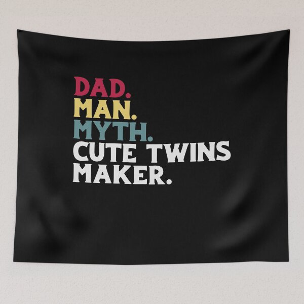 Item preview, Funny Fathers Day - Dad, Man, Myth, Cute Twins Maker designed and sold by Optix.