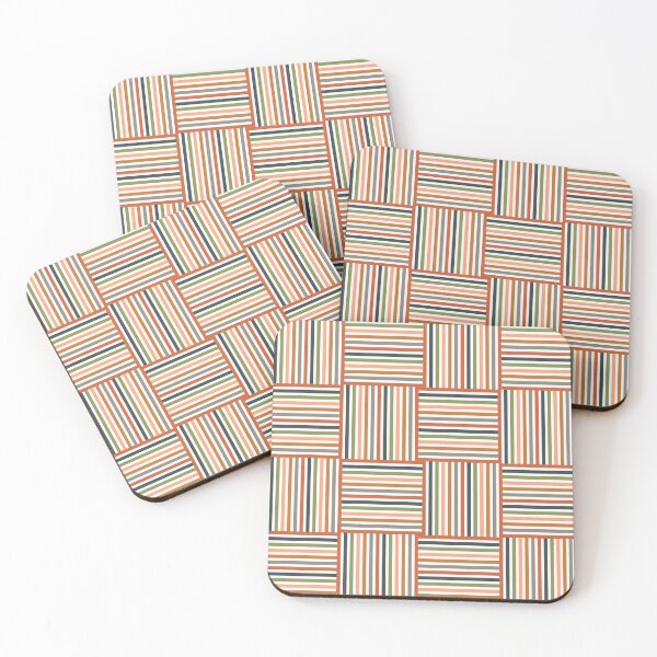 Item preview, Delicate stripes and squares designed and sold by flamendes.
