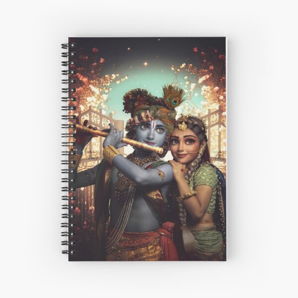 Radha Spiral Notebooks For Sale | Redbubble